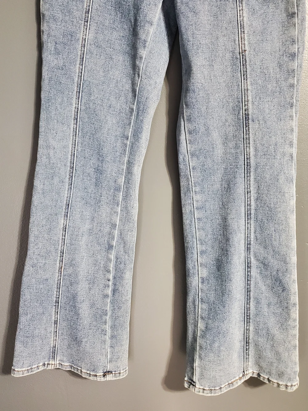 Paris Hilton Bootcut Jeans with Navy Star Patches Women's Size 2 - Picture 6 of 8